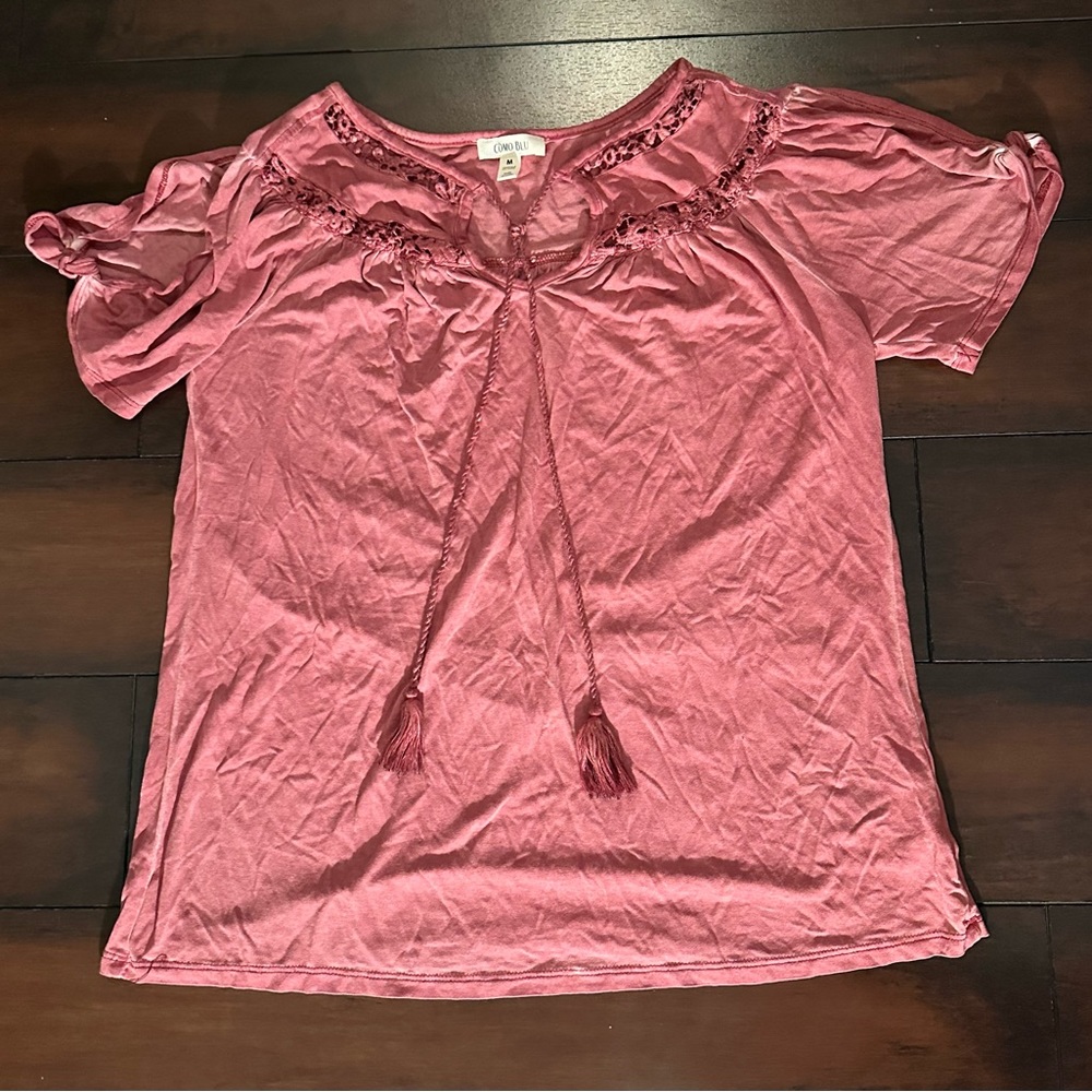 Mauve Comp Blu top sz Medium